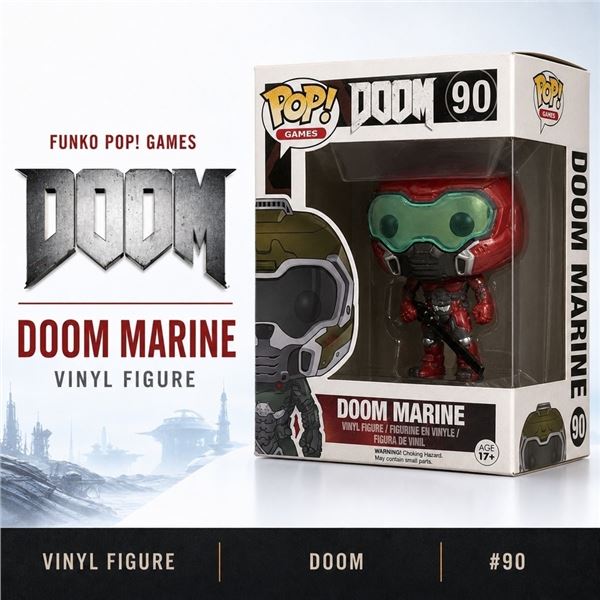 FUNKO POP DOOM MARINE #90