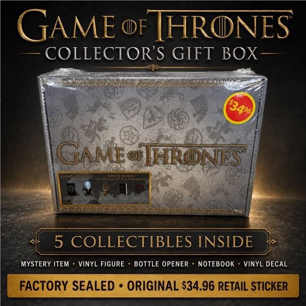NEW GAME OF THRONES COLLECTOR'S GIFT BOX