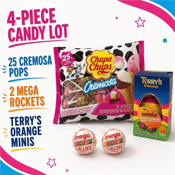 CHUPA CHUPS, TERRY'S & MEGA CANDY LOT BB 11/26