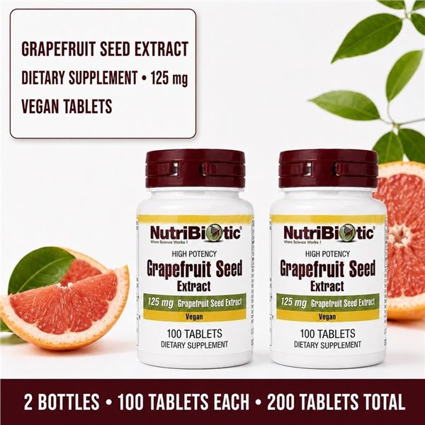 NUTRIBIOTIC GRAPEFRUIT SEED EXTRACT 125MG 100