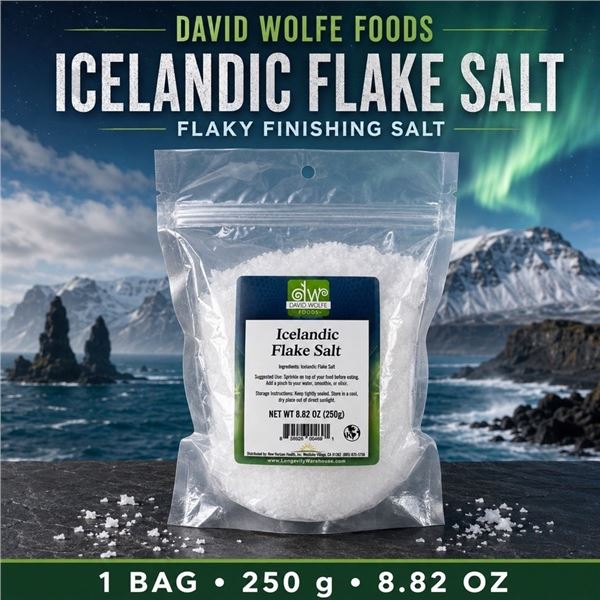 DAVID WOLFE ICELANDIC FLAKE SALT 250G