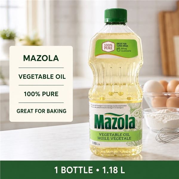 MAZOLA VEGETABLE OIL 1.18L BB 07/27