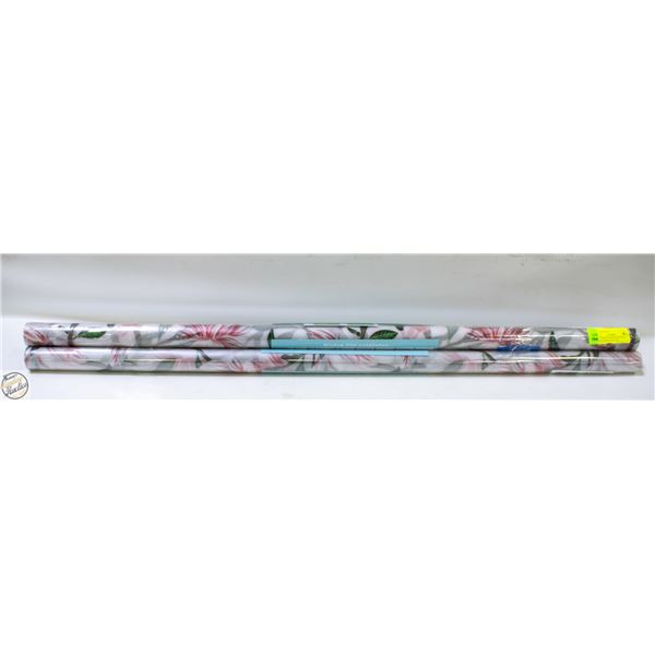 NEW 3 PACK COAVAS STAINED WINDOW PRIVACY FILM