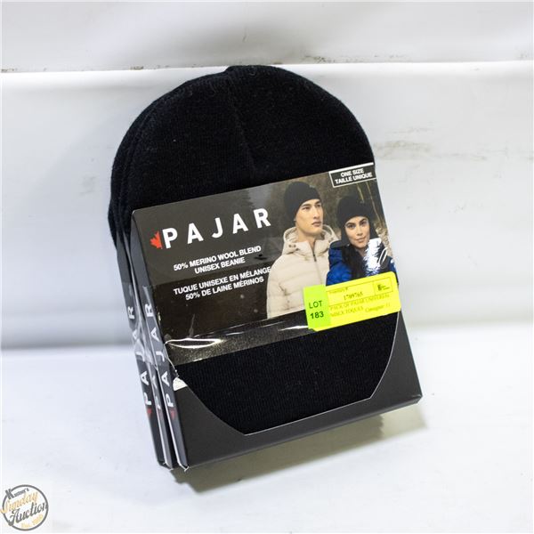 NEW 3 PACK OF PAJAR UNIVERSAL SIZE UNISEX TOQUES