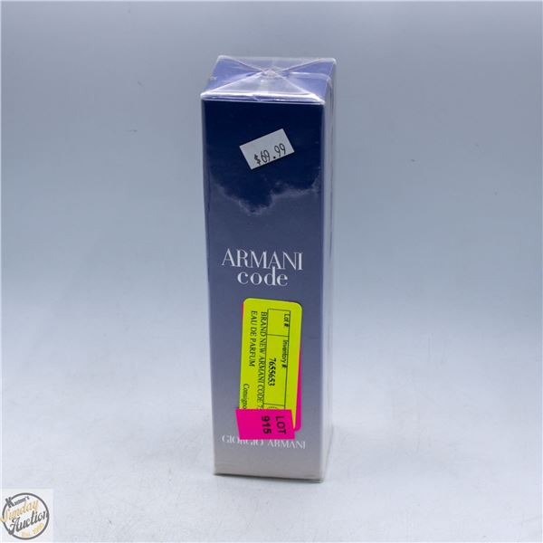 BRAND NEW ARMANI CODE 75ML EAU DE PARFUM