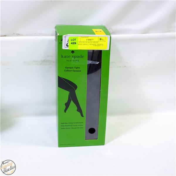 NEW 4PACK OF KATE SPADE WOMENS SMALL OPAQUE TIGHTS