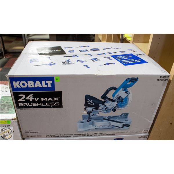 BRAND NEW KOBALT 24V MAX BRUSHLESS MITER SAW