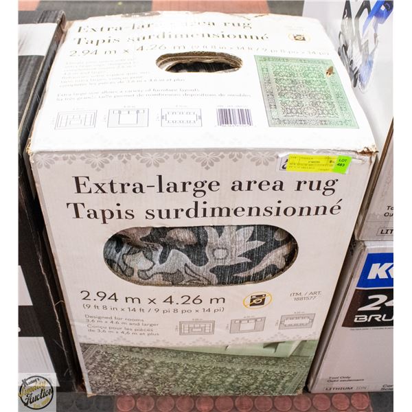 NEW APACHE MILLS EXTRA LARGE 9'8" X 14' AREA RUG