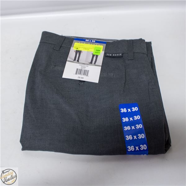 NEW TED BAKER STRAIT LINE PANT SZ 36 X 30