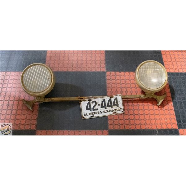 ESTATE ANTIQUE ROADSTER HEADLIGHTS +