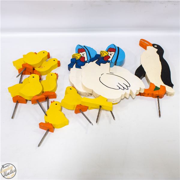ESTATE WHIRLY GIGS CHICKENS/CHICKS/PENGUIN