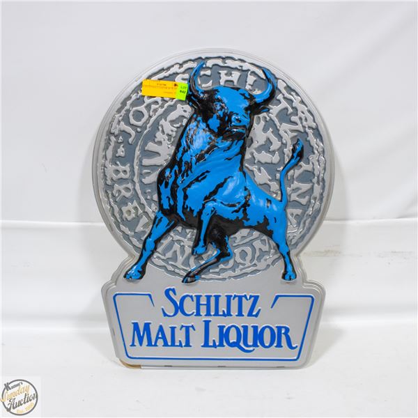 SCHLITZ MALT LIQUOR 20" X 15"