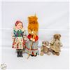 Image 1 : 2 BEARS - WITCH & DOLL