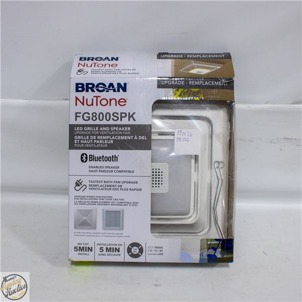 BROAN NUTON FG800SPK LED GRILLE AND SPEAKER