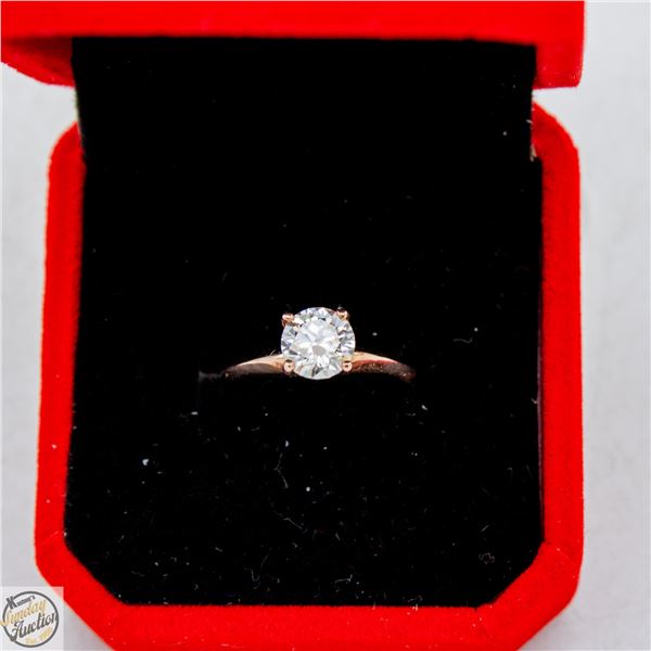 #5281-10 KT YELLOW GOLD RING WITH 0.80 CT