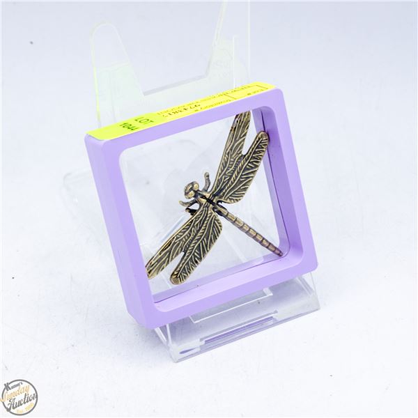 NEW BRASS DRAGONFLY FIGURINE 2.91”X2.01”