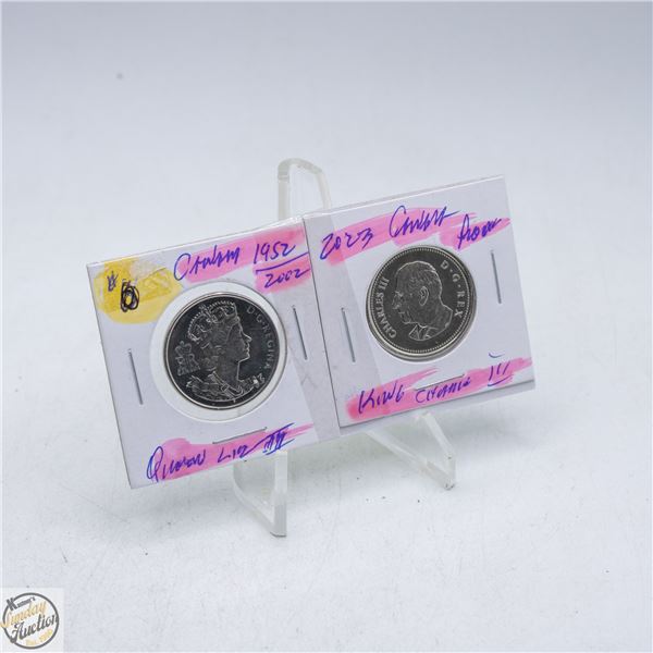 #5295-1952/2002 WITH QUEEN ON ONE SIDE AND