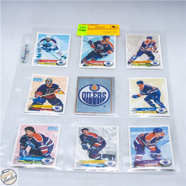 9 EDMONTON OILERS PANINI 1995