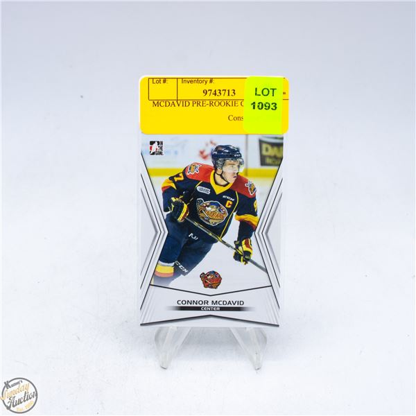 MCDAVID PRE-ROOKIE CHL LEAF