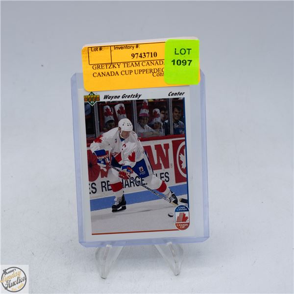 GRETZKY TEAM CANADA 1991 CANADA CUP UPPERDECK