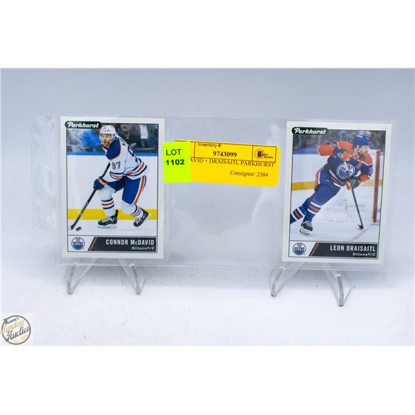 MCDAVID + DRAISAITL PARKHURST