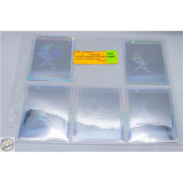 5 STEVE IZERMAN 3D UPPERDECK HOCKEY SUPERSTARS