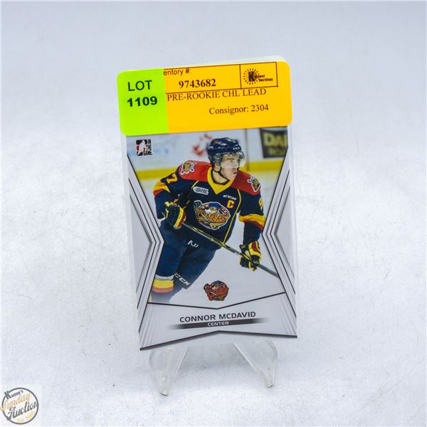 MCDAVID PRE-ROOKIE CHL LEAD
