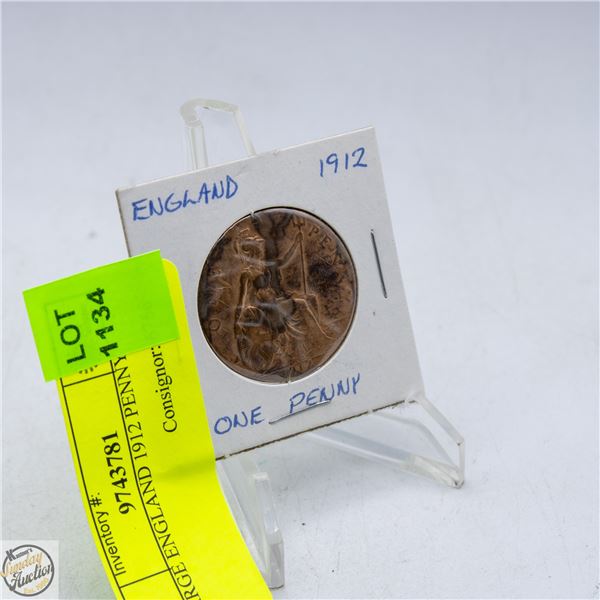LARGE ENGLAND 1912 PENNY