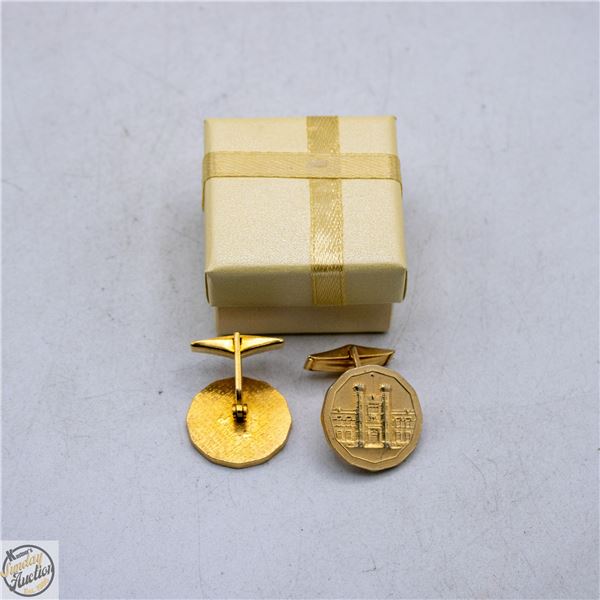 PAIR OF VINTAGE ROYAL CANADIAN MINT CUFFLINKS