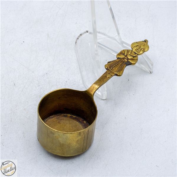 1940S NABOB COFFEE BRASS GENIE ADVERTISING SCOOP
