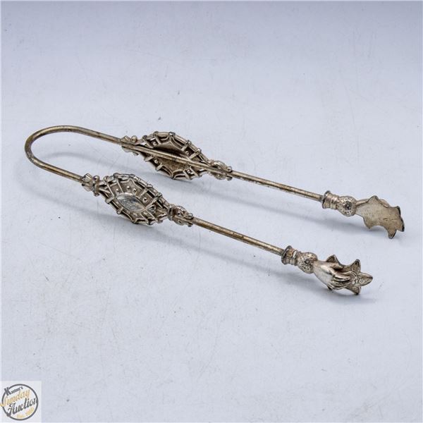 ANTIQUE VICTORIAN PICKLE CASTOR TONGS