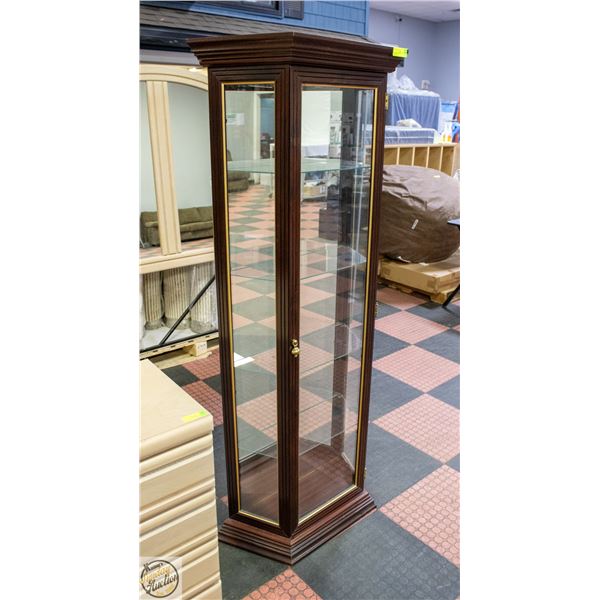 ESTATE HEXAGONAL CURIO CABINET H-71"