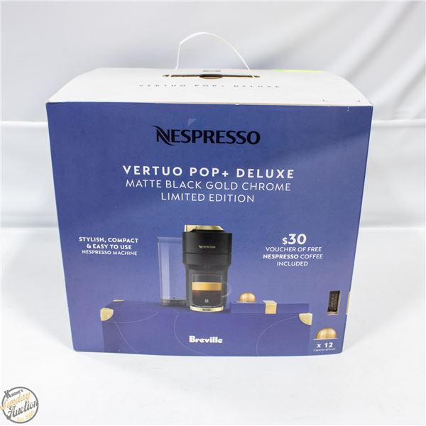 NEW NESPRESSO VERTUO POP+ DELUXE LIMITED EDITION