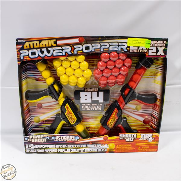 NEW ATOMIC POWER POPPER 2X BATTLE PACK