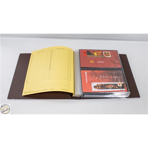 CANADIAN FDC COLLECTION OF STAMPS IN BINDER 84