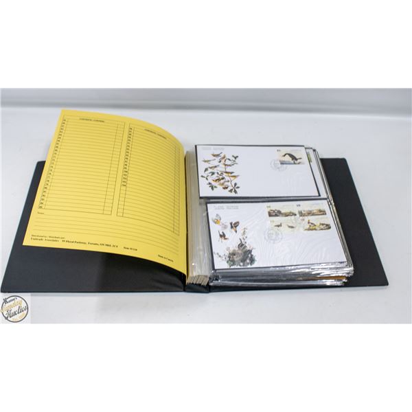CANADIAN FDC COLLECTION OF STAMPS IN BINDER 92