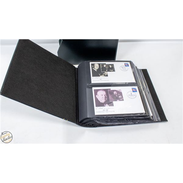 CANADIAN FDC COLLECTION OF STAMPS IN SHELF BINDER