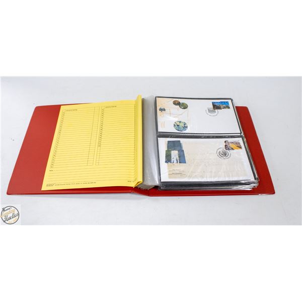 VINTAGE CANADIAN FDC COLLECTION IN BINDER 100