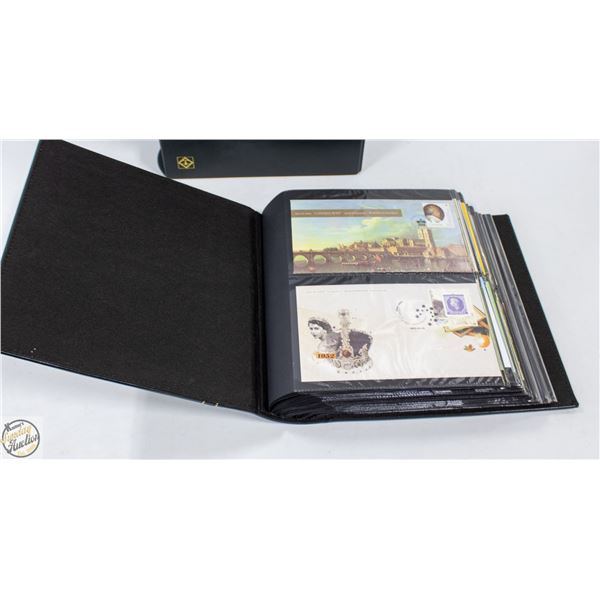 CANADIAN FDC COLLECTION OF STAMPS SHELF BINDER 100