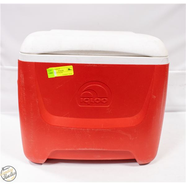 RED IGLOO COOLER
