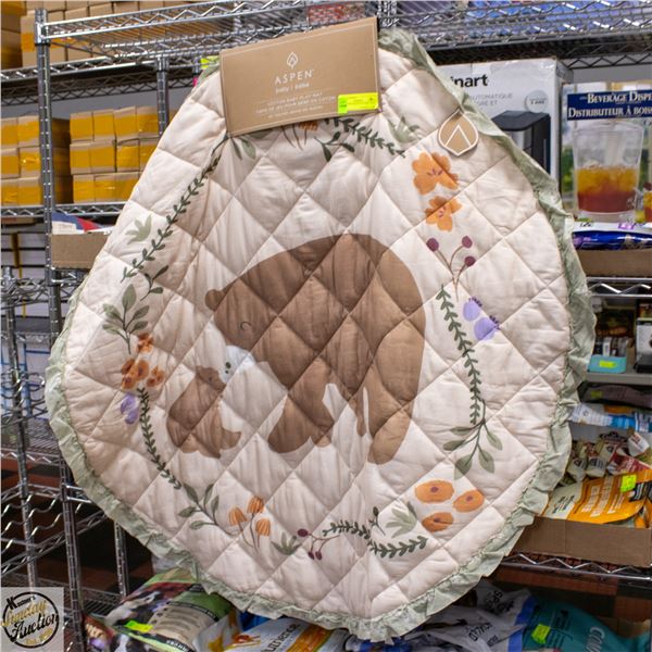 NEW ASPEN BABY PLAY MAT 40"D