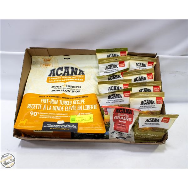 397G ACANA DOG FOOD FREEZE DRIED PATTIES