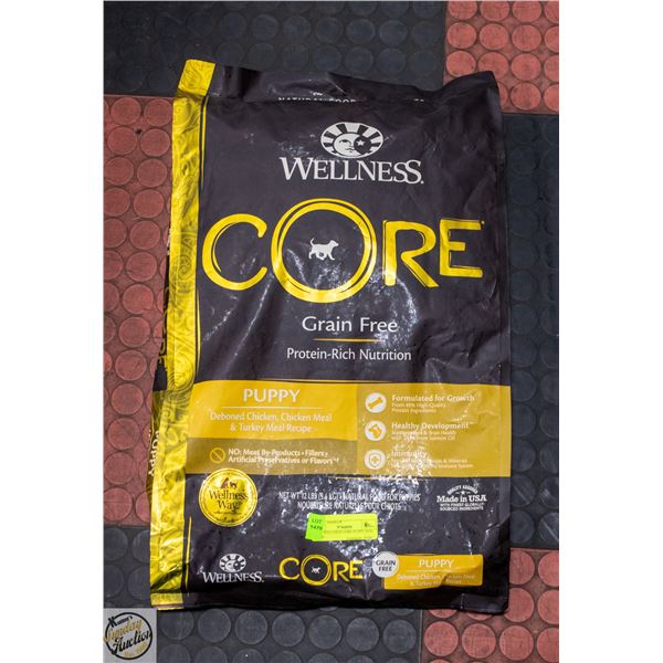 12LB WELLNESS CORE PUPPY DOG FOOD