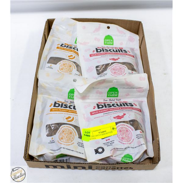 4 X 226G OPEN FARM BETTER BISCUITS