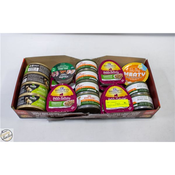 19 PIECE SMALL BREED DOG FOOD- 4 NULO