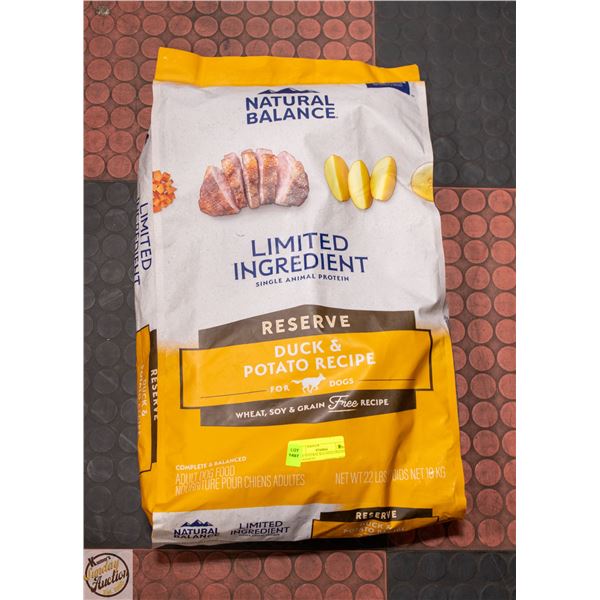 22LB NATURAL BALANCE LIMITED INGREDIENT