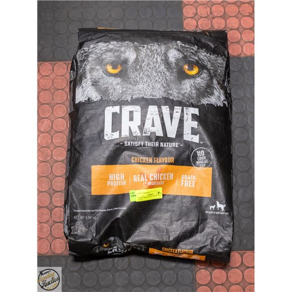 22LB (9.98KG) CRAVE ADULT DOG FOOD
