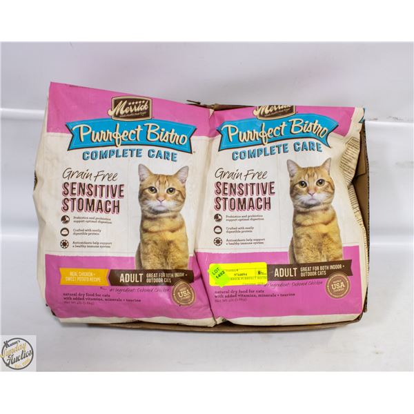 2 X 4LB MERRICK PURRFECT BISTRO ADULT