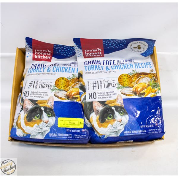 2 X 4LB THE HONEST KITCHEN KITTEN ADULT