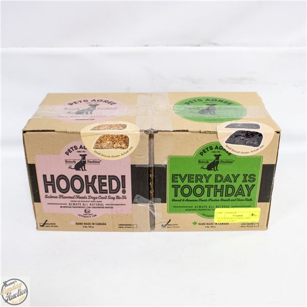 2 X 2LB HOOKED SMALL DOG TREATS SALMON